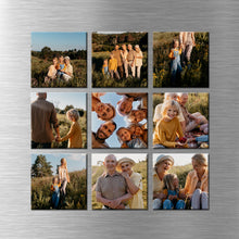 Load image into Gallery viewer, SELF-SERVICE: Personalised Photo Fridge Magnets (9 PER PACK) (Self Service Upload)