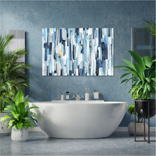 Load image into Gallery viewer, Abstract Blue Stripe