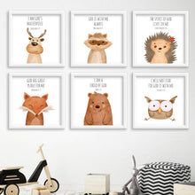 Load image into Gallery viewer, Woodland Animals Bible Verses freeshipping - Beautiful Spaces Store