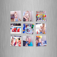 Load image into Gallery viewer, Personalised Photo Fridge Magnets (9 PER PACK) Canvas & More