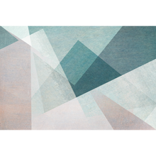 Load image into Gallery viewer, Abstract Geometric Turquoise

