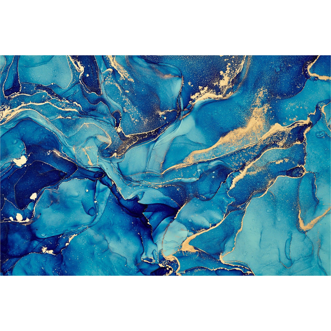 Abstract Sea Blue