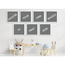 Load image into Gallery viewer, Custom Image - Set of 7 (Square) Framed
