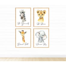 Load image into Gallery viewer, Safari Animals Be Yourself freeshipping - Beautiful Spaces Store
