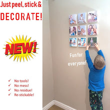 Load image into Gallery viewer, Re-stickable Square Memory Blocks - no tools required to hang! Canvas &amp; More 
