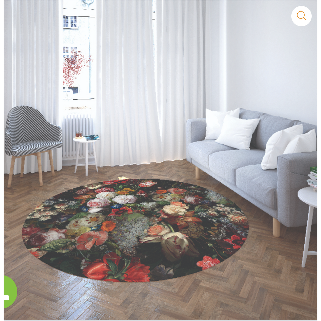 Custom Printed Round Rugs
