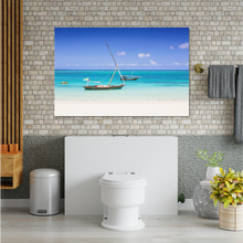 Load image into Gallery viewer, Zanzibar Boat on Clear Ocean
