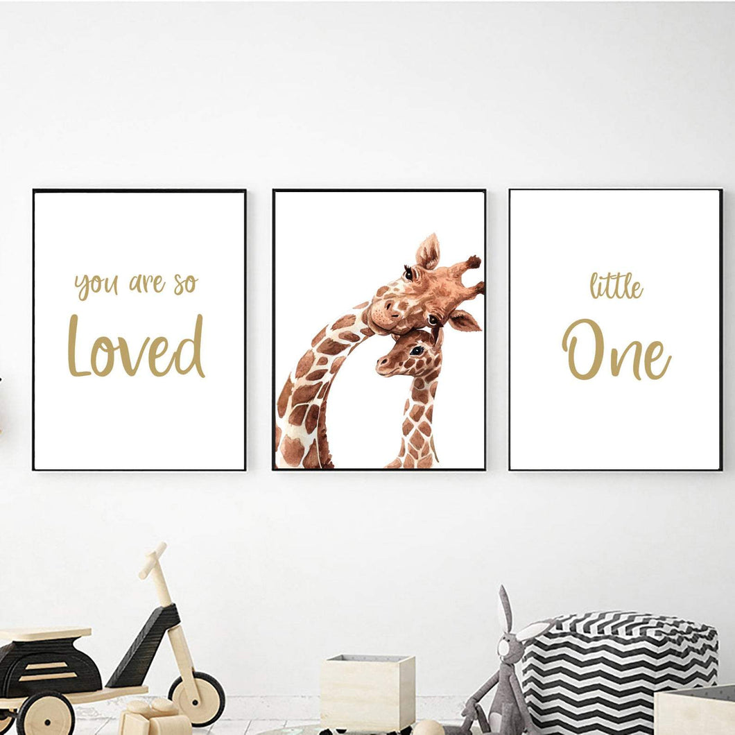 Giraffe So Loved freeshipping - Beautiful Spaces Store
