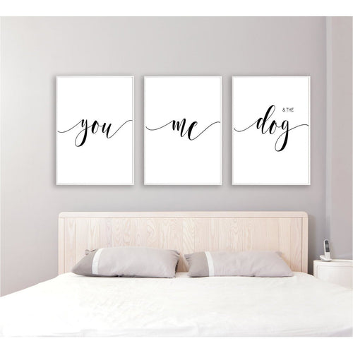 You, Me and the Dog freeshipping - Beautiful Spaces Store