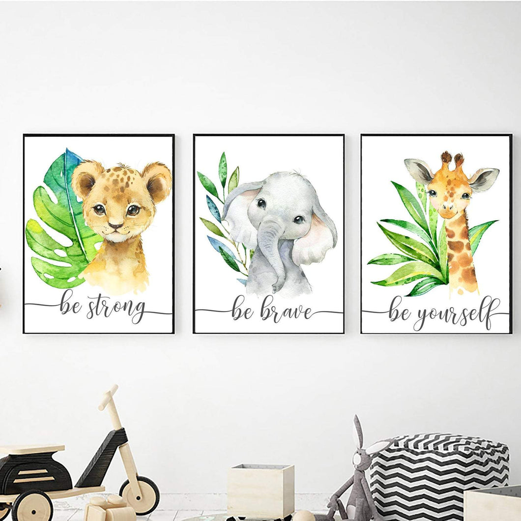 Safari Animals Set 3 freeshipping - Beautiful Spaces Store