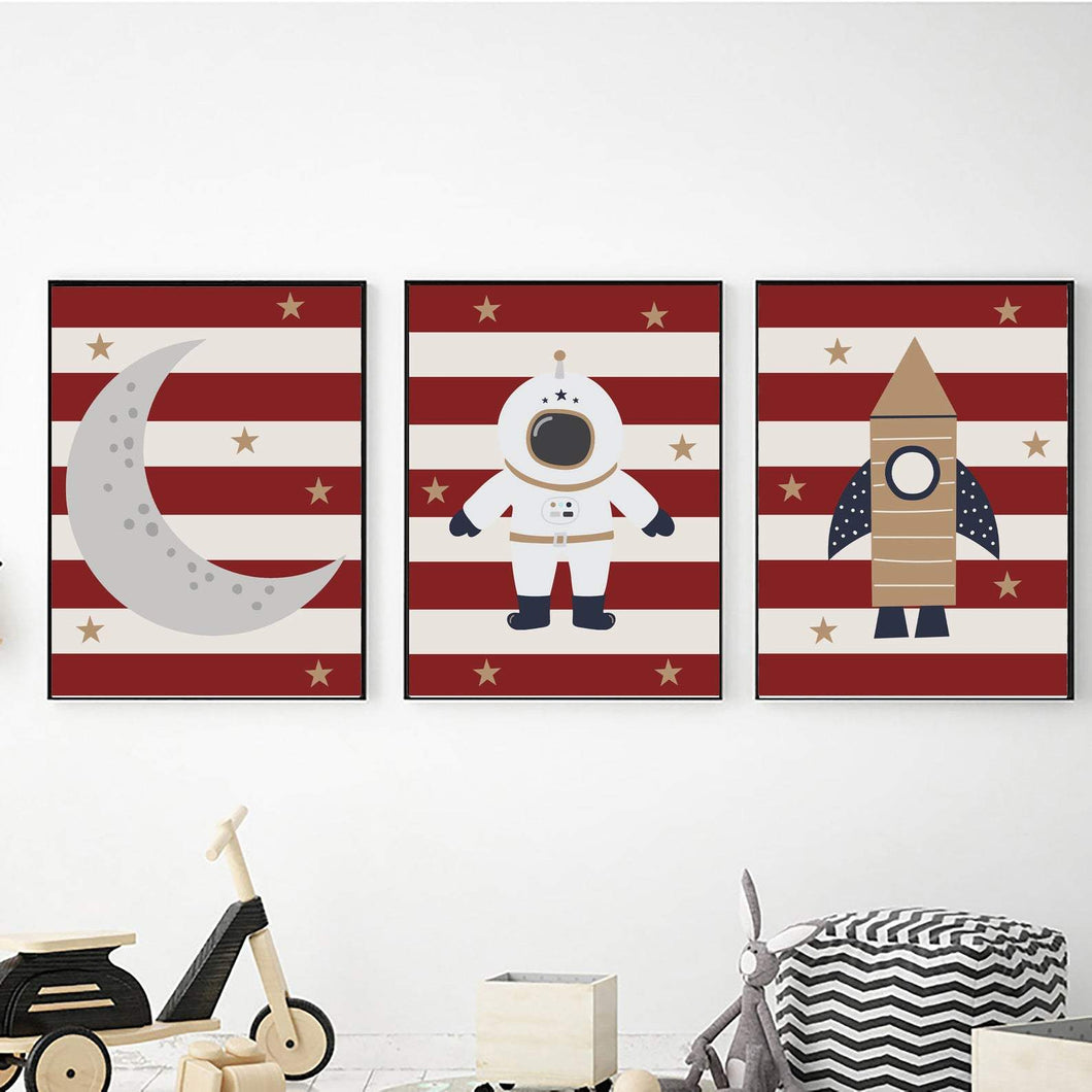 Red Stripe Rocket freeshipping - Beautiful Spaces Store