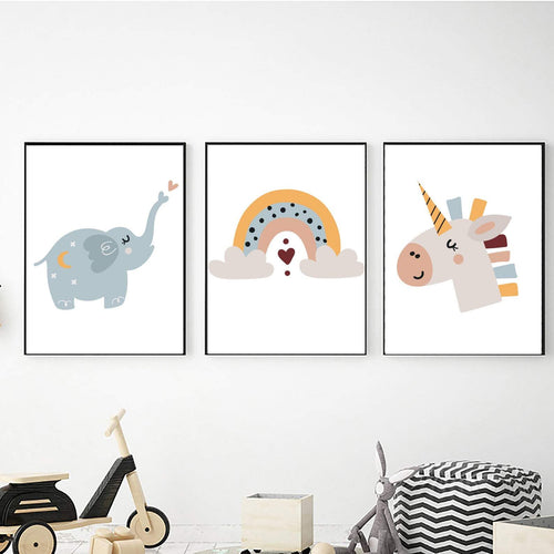 Elephant Rainbow Unicorn freeshipping - Beautiful Spaces Store
