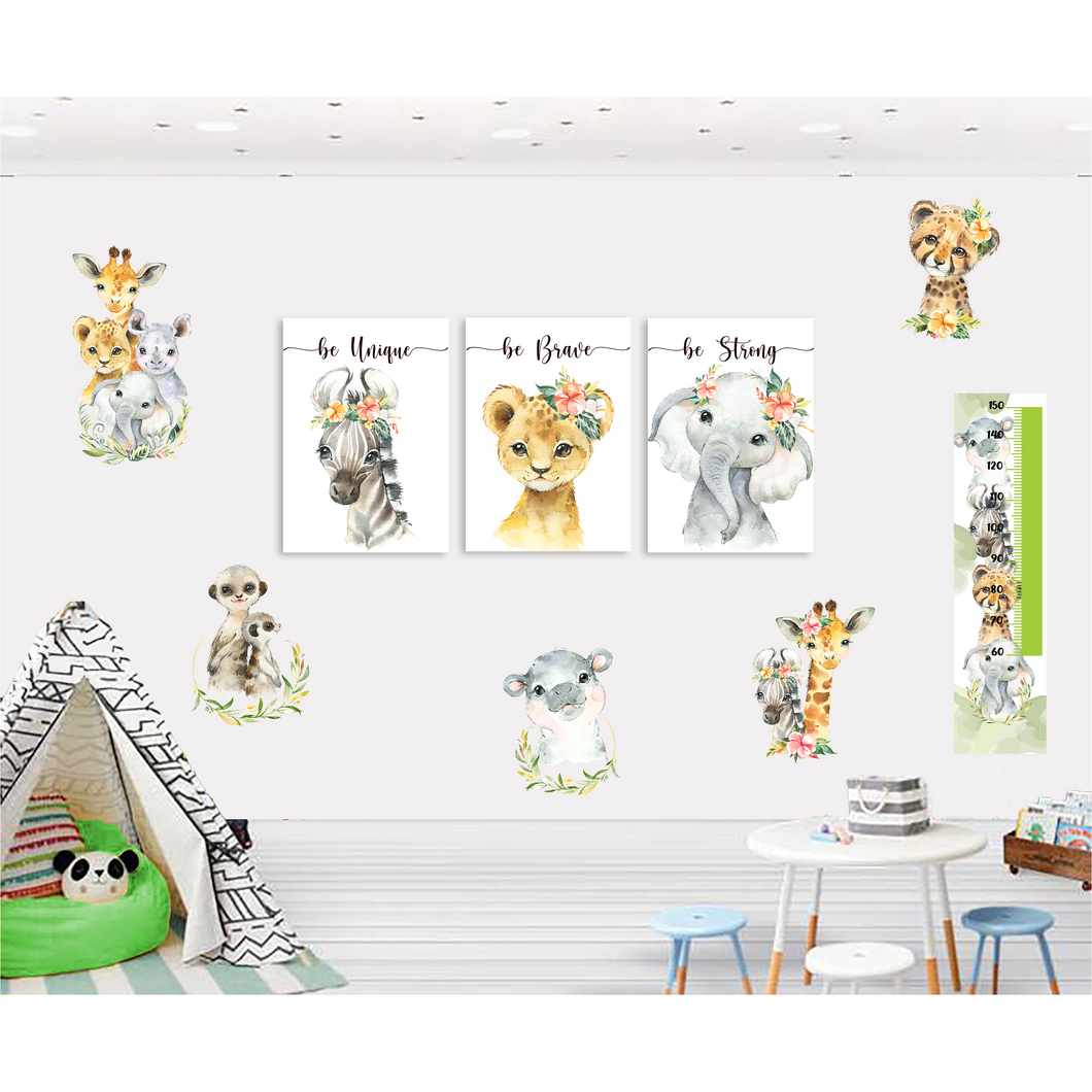 Floral Safari Theme