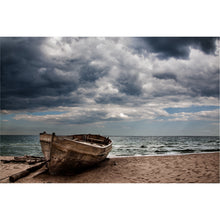 Load image into Gallery viewer, Boat with Stormy Skies
