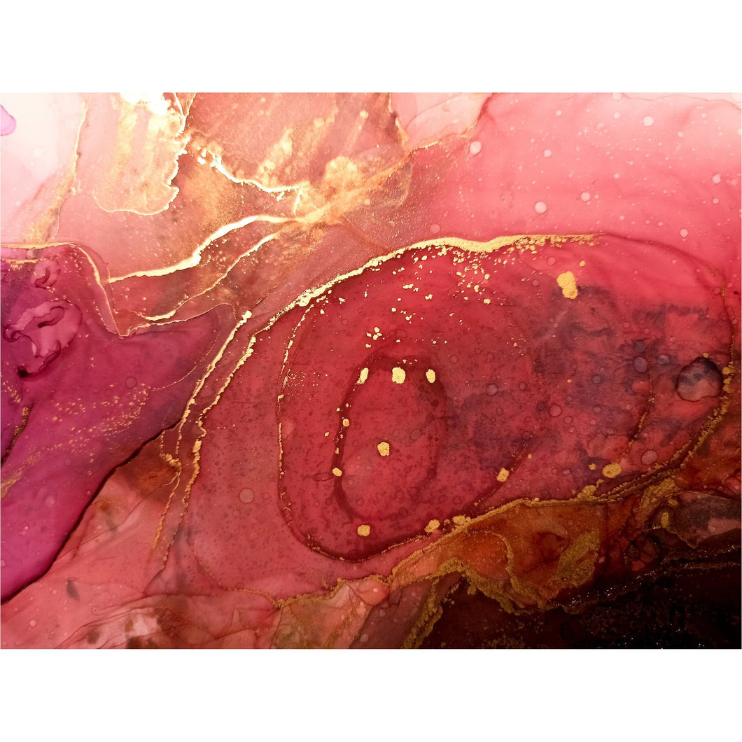 Deep Pinks & Reds Abstract